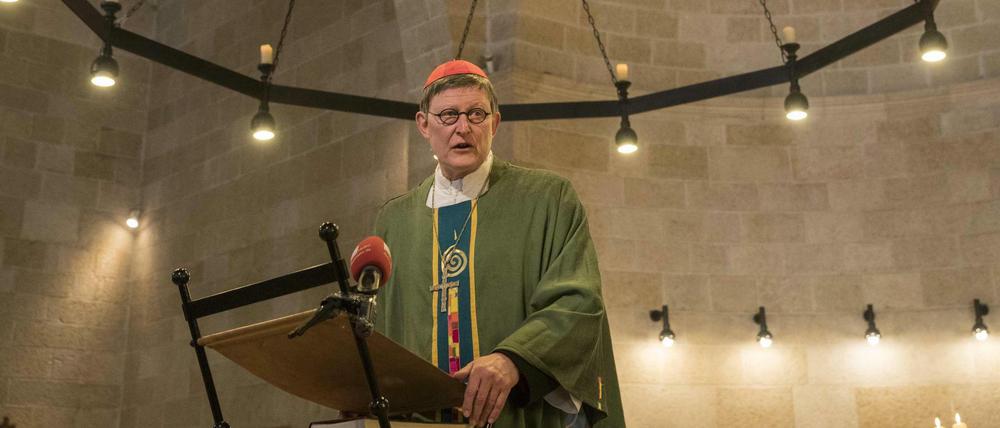 Aufklärungsunwillig. Kardinal Woelki 2017 bei einer Masse in Tabgha am Nordufer des Sees Genezareth.