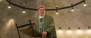 Aufklärungsunwillig. Kardinal Woelki 2017 bei einer Masse in Tabgha am Nordufer des Sees Genezareth. 
