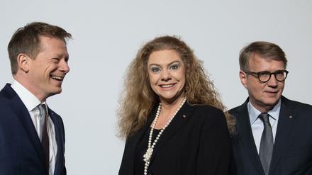 Sollen zum Wohle des Konzerns auf Geld verzichten. Die Bahn-Vorstände Richard Lutz, Sabina Jeschke und Ronald Pofalla.