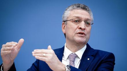 Der Präsident Robert Koch-Institut Lothar Wieler.