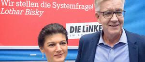 Sahra Wagenknecht, die gemeinsam mit Dietmar Bartsch die Linken-Fraktion bis 2019 führte - hier ein Archivbild -, kandidiert wieder für den Bundestag. 