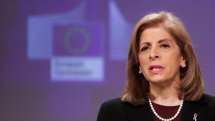 EU-Kommissarin Stella Kyriakides am Mittwoch in Brüssel.