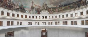 Mit gewaltigem Deckengemälde. Die Bourse de Commerce im Pariser Hallenviertel wurde vom japanischen Architekten Tadao Ando für die Kunst umgebaut.