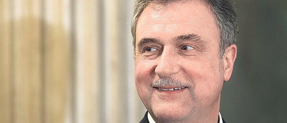 Keine Angst vor Krawall: Lokführer-Chef Claus Weselsky.