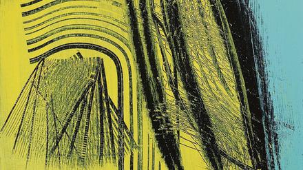 „T1971-E19“ von Hans Hartung ausdem Jahr 1971 (Galerie Boulakia)