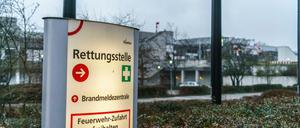 Unter Quarantäne. Im Humbodt-Klinikum in Reinickendorf gab es 28 Infektionen mit der aus Großbritannien stammenden Corona-Mutation B117.