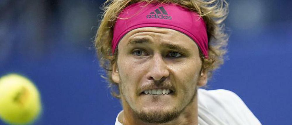 Verkniffen. Um das Image von Alexander Zverev ist es in Deutschland nicht zum Besten bestellt.