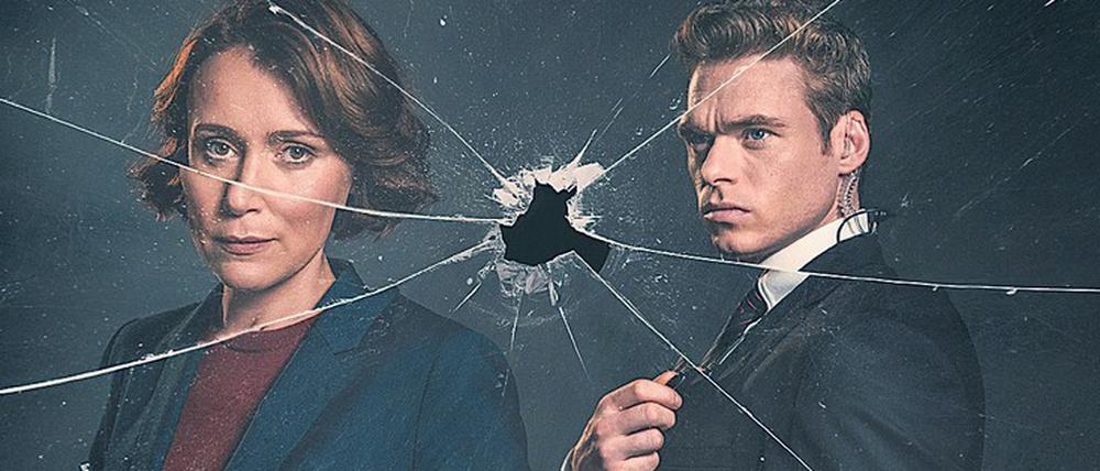 Im Fadenkreuz. Als Bodyguard der Innenministerin Julia Montague (Keeley Hawes) gerät David Budd (Richard Madden) zwischen die Fronten von Politik und Terror.
