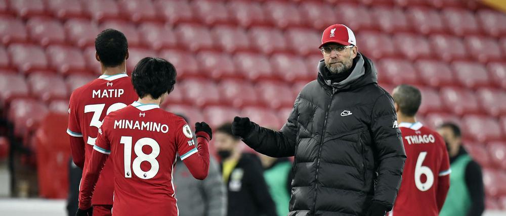 Ob Jürgen Klopp mit seinem FC Liverpool in zwei Wochen in Leipzig antreten darf, ist noch fraglich.