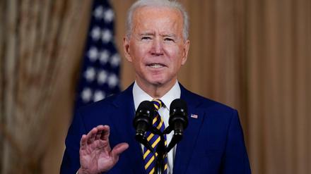 US-Präsident Joe Biden am Donnerstag im Außenministerium. 