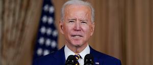 US-Präsident Joe Biden am Donnerstag im Außenministerium. 