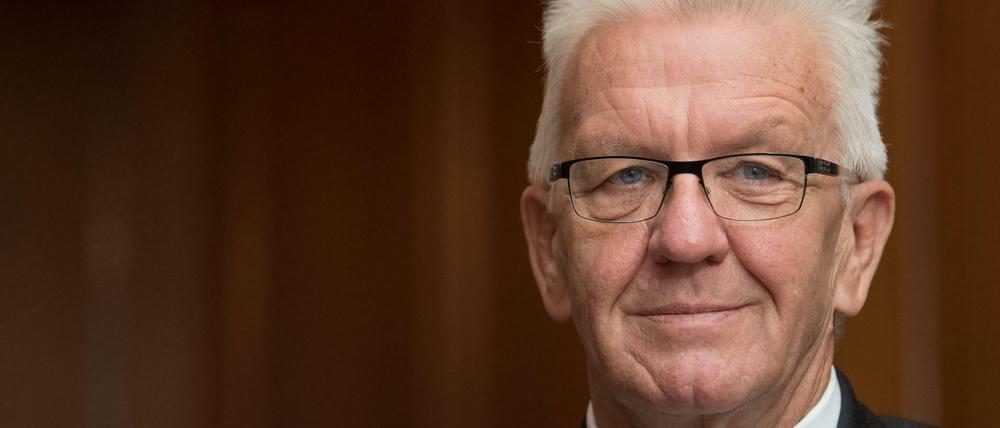 Der baden-württembergische Ministerpräsident Winfried Kretschmann liegt mit seinen Grünen in Umfragen weit vorne.