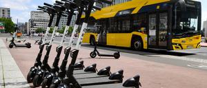 Die verbotenen „No-Parking-Zones“ könnten künftig in den Apps der Anbieter ausgewiesen werden. 