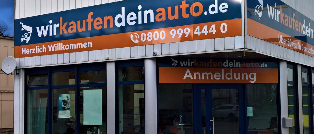 Auto1 betreibt in ganz Deutschland Filialen für die Annahme der Autos.