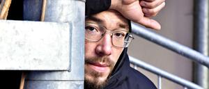 Maximilian Pollux, 37, zu Besuch in Berlin.