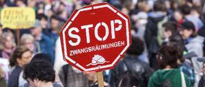 Mieterprotest 2018 in Berlin.