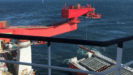 Die Nord Stream 2 AG hat mit dem Weiterbau der umstrittenen Ostseepipeline begonnen.