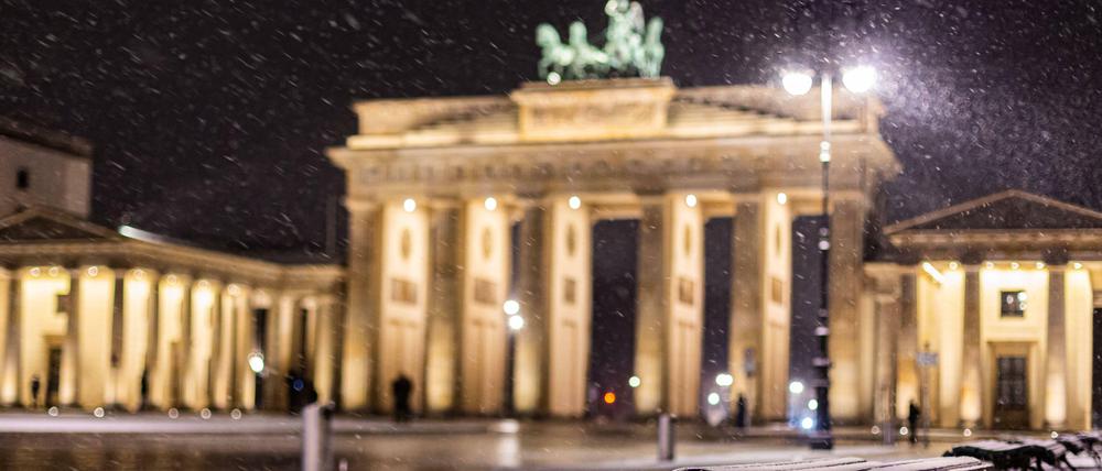 Am Wochenende soll es in Berlin heftig schneien.
