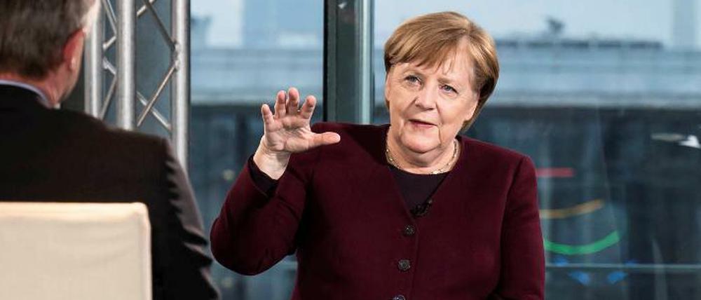 Die Bundeskanzlerin Angela Merkel (CDU).
