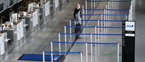 Kein Passagier in Sicht: Wegen Corona gibt es kaum Flüge. 