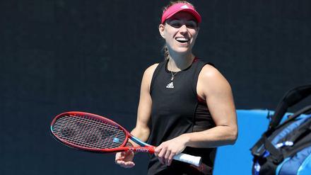 Lacht wieder. Angelique Kerber genießt die neue Freiheit in Australien.