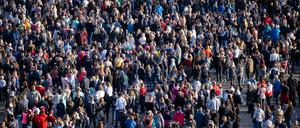 Bild aus besseren Zeiten - die Bevölkerung der Stadt ist stark gewachsen, seit Beginn der Corona-Pandemie ist das anders.