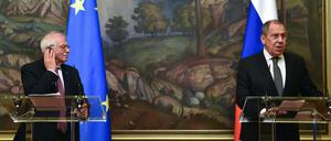Habe ich richtig gehört? Der EU-Außenbeauftragte Josep Borrelll wurde von Sergej Lawrow auf offener Bühne vorgeführt.