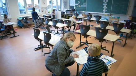 In den ersten Grundschul-Klassen wäre zuerst Wechselunterricht denkbar. 