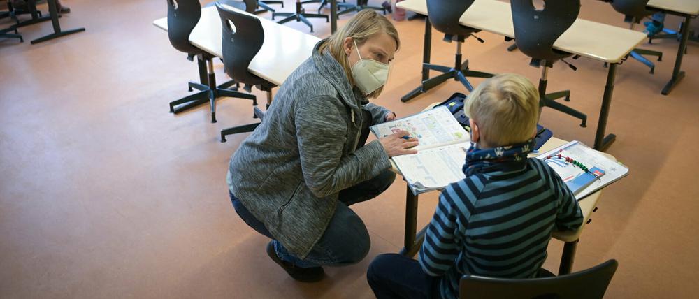 In den ersten Grundschul-Klassen wäre zuerst Wechselunterricht denkbar. 