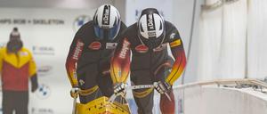 Johannes Lochner und Eric Franke (li.) holten Silber.