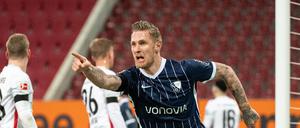 Knipst auch in Bochum. Sebastian Polter hat schon sechs Saisontore erzielt - so viele wie noch nie in der Bundesliga.