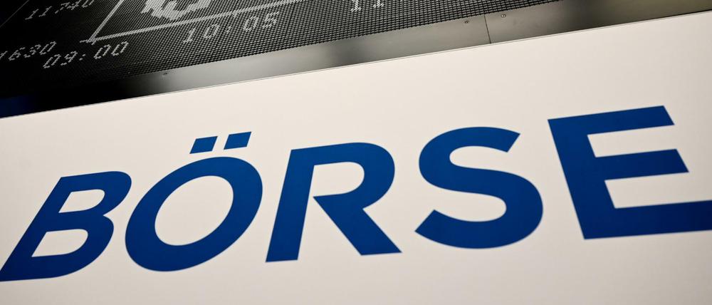 Die Börse in Frankfurt.
