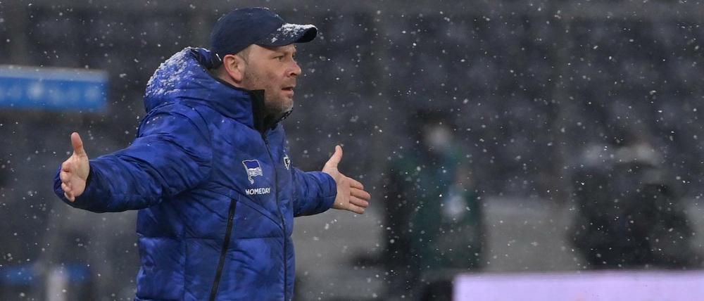 Mit breiter Brust. Pal Dardai will seinen Spielern vermitteln, dass alles an ein gutes Ende gelangt.
