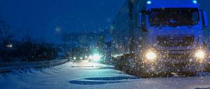 Endstation Schneewehe. Hier: auf der A4