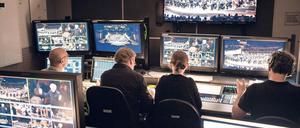 Aus Berlin in alle Welt. Blick ins Studio der Digital Concert Hall der Philharmoniker. 