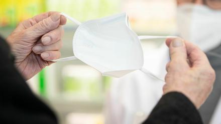 FFP2 Masken sollen 95-prozentigen Schutz bieten. (Symbolfoto).