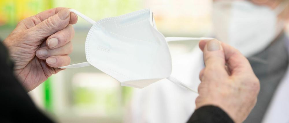 FFP2 Masken sollen 95-prozentigen Schutz bieten. (Symbolfoto).