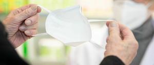 FFP2 Masken sollen 95-prozentigen Schutz bieten. (Symbolfoto).