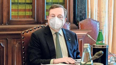 Große Zustimmung. 86 Prozent der Italiener halten Mario Draghi für kompetent.
