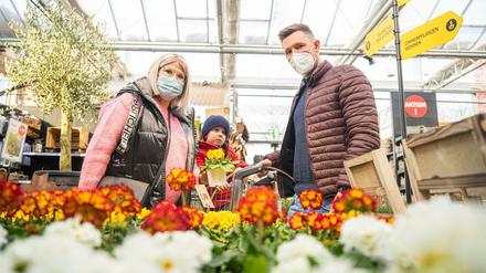 Ein offenes Gartencenter.