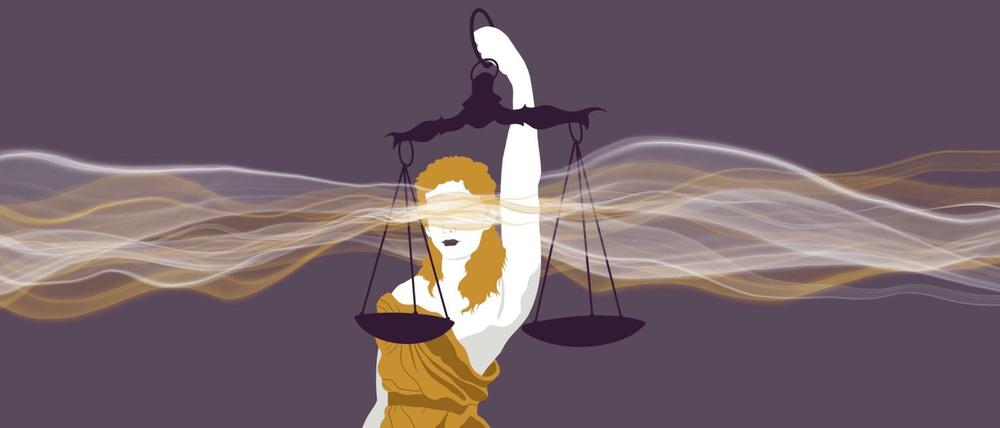 Justitia muss blind sein.