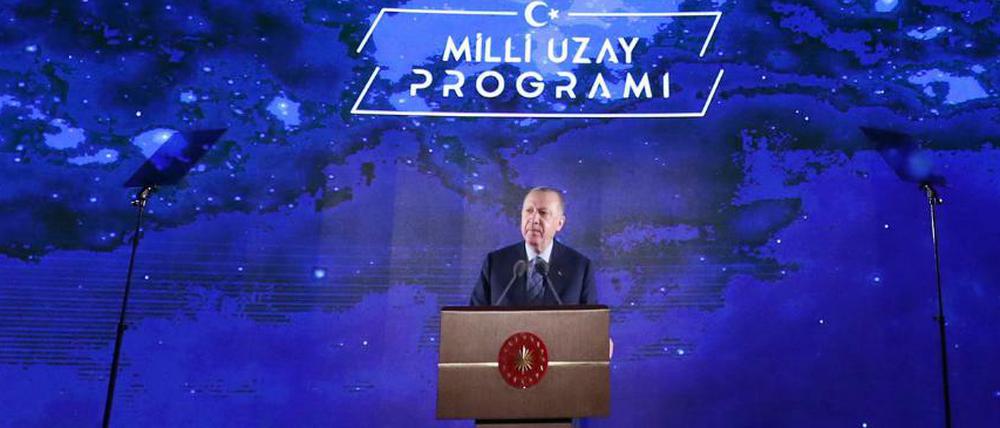 Erdogan träumt von einer Mission ins All. 
