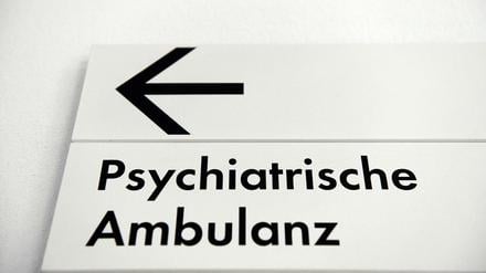 Der Eingang der Charité-Klinik für Psychiatrie und Psychotherapie.