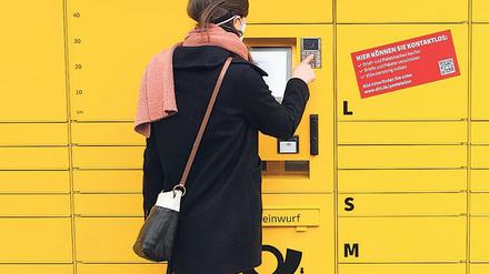 Pandemie-konform an der frischen Luft: die neue Poststation.