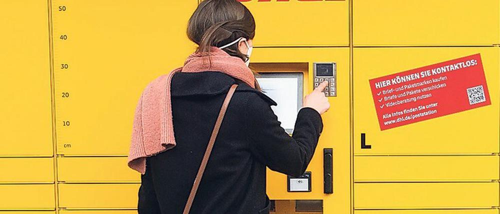 Pandemie-konform an der frischen Luft: die neue Poststation.