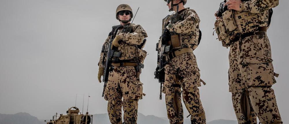 Deutsche Soldaten in Afghanistan - kein rascher Abzug in Sicht
