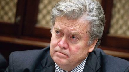 Der ehemalige Trump-Berater und Chefstratege Steve Bannon arbeitete möglicherweise noch im Amt gegen Donald Trump an.