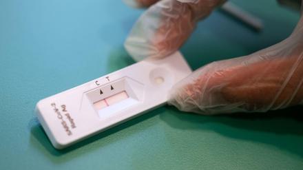 Ein Corona-Antigen-Schnelltest.