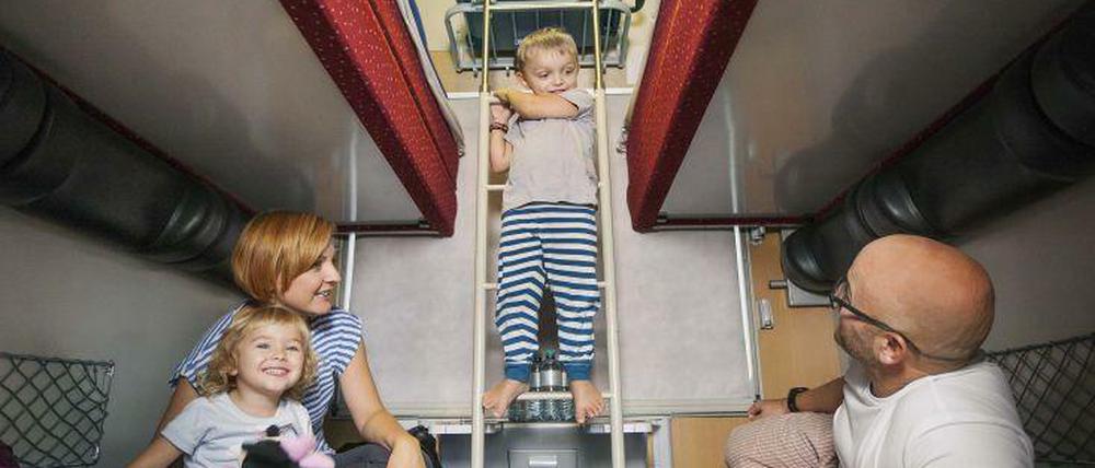 Sehnsucht Liegewagen: Mit der ganzen Familie über Nacht in Europas Metropolen.