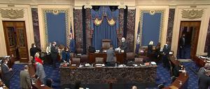 Mitglieder des Senats im US-Kapitol.